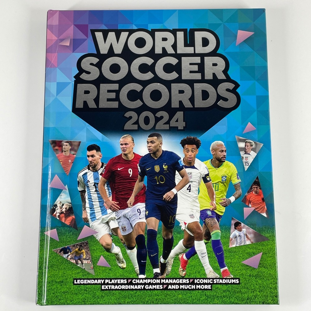 World Soccer Records 2024 Keir Radnedge Hardcover Book FIFA Stats 9781802796636